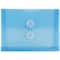 JAM Paper 5.5" x 7.5" Button & String Tie Closure Plastic Envelopes, 12ct.